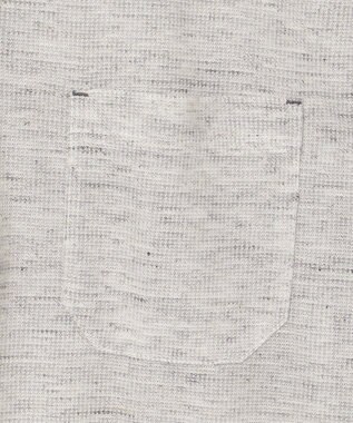 JOSEPH ABBOUD 【吸水速乾/軽量】リネンTOPピケ ポロシャツ ライトグレー系