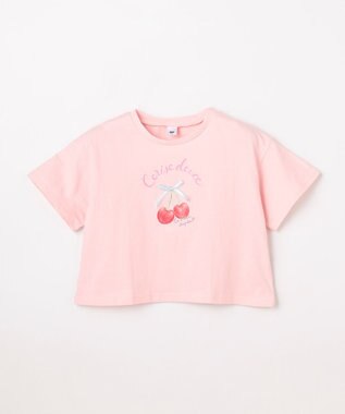 ANY KIDS 【綿100%】オーバーサイズ 半袖Tシャツ ピンク