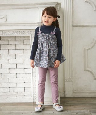 ANY KIDS ドリームストレッチ裏起毛 パンツ ラベンダー