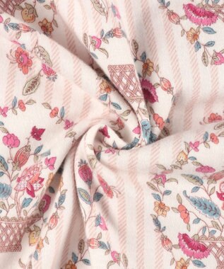 WACOAL ワコール_リラックス＆スリープ パジャマ 長袖 長ズボン 綿100％(本体) スムース素材 上下セット 前開き ミントン NDW417 /ワコール アイボリー