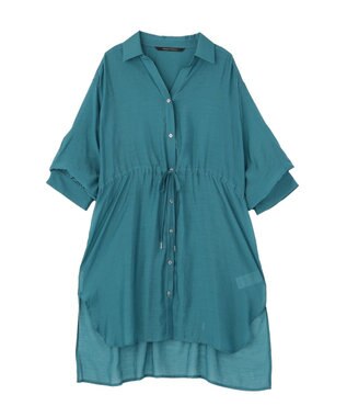 YECCA VECCA シアー2way袖バルーンチュニック