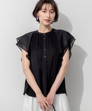 23区 アキハコンビ ラッフルスリーブ カットソー