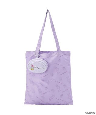earth music&ecology 【予約】Disney/アソートポーチ付きエコバッグ ラベンダー
