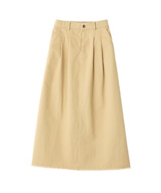 YECCA VECCA 異素材MIXロングスカート Beige