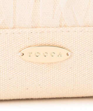 TOCCA GATHER TULLE TOTE キャンバストート アイボリー系