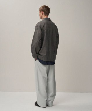 ATON LINEN WOOL TWILL | シャツジャケット - UNISEX CHECK