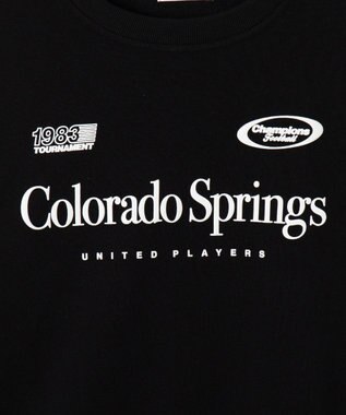 WEGO 【ユニセックス着用ITEM/裏起毛/SMLサイズ展開】リラックスフィットゲームロゴプルオーバー ブラック