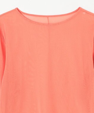 NAVE 【Nave・洗える】チュールジャージー トップス オレンジ系