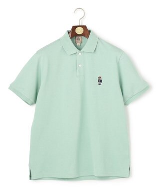 J.PRESS MEN 新デザイン【BULLDOG BOY / 8色展開】カノコレジメン ポロシャツ ライトグリーン系