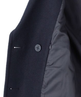 J.PRESS YORK STREET 【UNISEX】メルトン Pコート ネイビー系