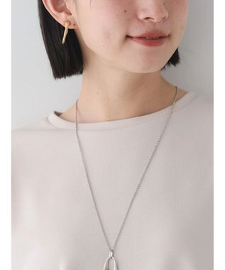 AMERICAN HOLIC 接触冷感バックフレアポンチプルオーバー Gray Beige