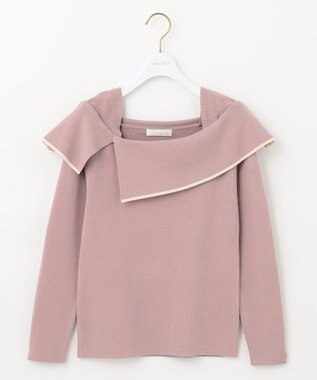 ANY SIS 【洗える】フレアカラープルオーバー ピンク