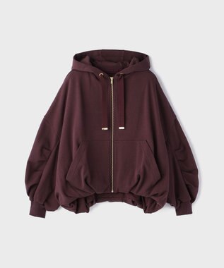 GRACE CONTINENTAL バル－ン裏毛パ－カ－ ブラウン