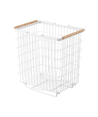 tower 折り畳み脚付きランドリーバスケット トスカ ホワイト ホワイト