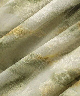 YECCA VECCA ぼかしフラワー柄ワンピース Yellow