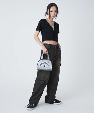 WEGO 【CONVERSE】別注CONVERSEボストンバッグ グレー