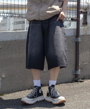 WEGO SUPERBAGGYDENIMSHORTS ブラック