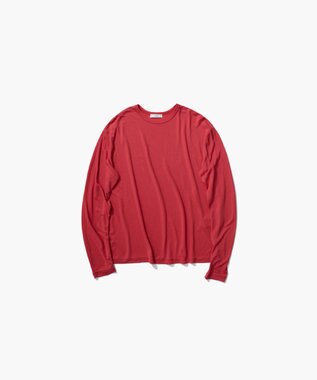 ATON MODAL SILK JERSEY | クルーネックプルオーバー RED