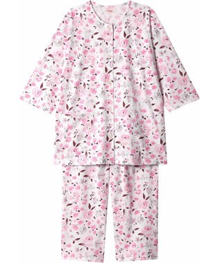 Wing 【数量限定　特別価格】 パジャマ 7分袖 8分丈 綿100％ 天竺素材 レディース EP8992 ウイング／ワコール