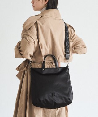 russet 《WEB限定》クラウズナイロン2wayトートバッグ(CE-1501-WEB) Black