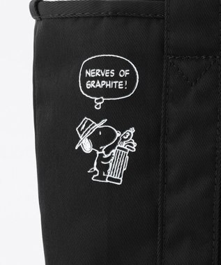 23区GOLF 【UNISEX】『PEANUTS』コラボ　保冷機能付きカートバッグ ブラック系