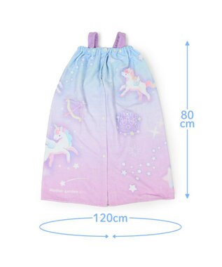 Mother garden マザーガーデン ユニコーン ラップタオル 80cm 《ミルキーウェイ柄》 ミルキーウェイ柄