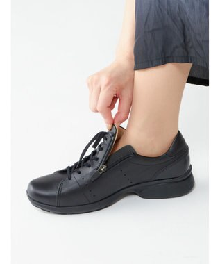 ASICS WALKING ペダラウォーキングシューズ 2E ヒール高3.0cm ブラック系