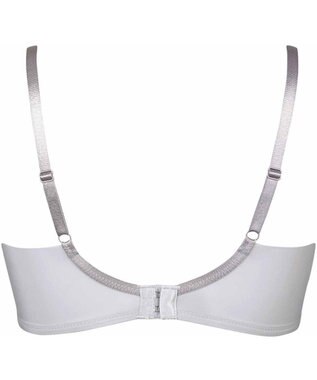 WACOAL 【ハグするブラ】 ブラジャー 体温を感知してカラダになじむ 谷間メイク 脇高設計 レディース BXB418 /ワコール チャコールグレー