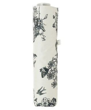 MOONBAT Fuwacool(フワクール) フワクールホワイト 晴雨兼用日傘 折りたたみ傘 トワルドジュイ 軽量 一級遮光／遮熱／UV オフホワイト