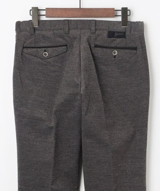 JOSEPH ABBOUD 【ウエストも伸びる！/暖かパンツ/オーガニックコットン使用】ライスコールストレッチパンツ グレー系