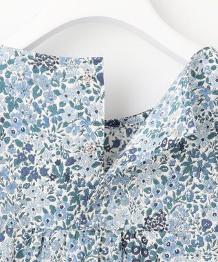 J.PRESS LADIES L 【洗える】LIBERTY Joanna Louise/Phoebe クルーネック ブラウス ブルー系5