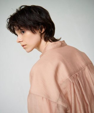 GRACE CONTINENTAL シアードレープブルゾン ベージュ