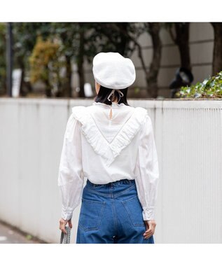 林八百吉商店 un chapeau  レースベレー ホワイト