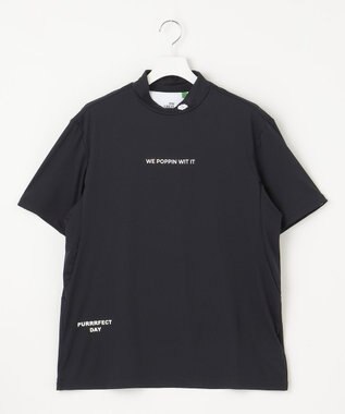 PW CIRCULUS 【UVカット / 吸水速乾 / 伸縮性抜群】【MEN】NEW バックメッシュモック T ブラック系