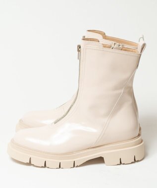 BONTRE 【LucaGrossi/ルカグロッシ】センタージップミドルブーツ アイボリー