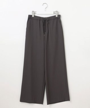 J.PRESS LADIES S 【WEB限定カラーあり・洗える】Lightジョーゼット ワイド パンツ グレー系