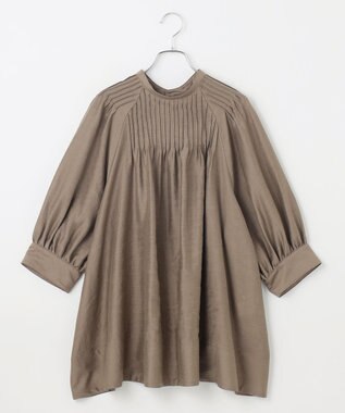 #Newans 【金子綾さんインスタライブご紹介アイテム】（前後着用可能）ピンタックシアーブラウス ホワイト