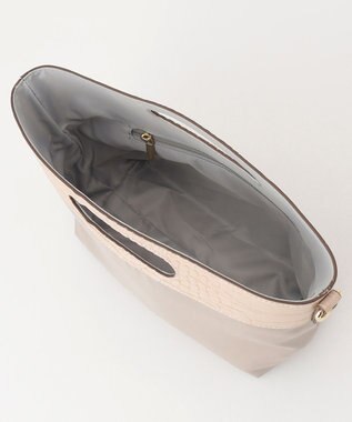 自由区 エンボスクロコマルチＷＡＹバッグ ローズ系