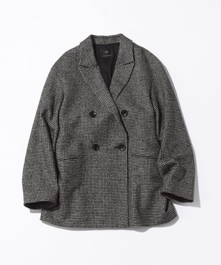 23区 S 【見上愛さん着用/VERY12月号掲載】ループミックスツイード ダブル ジャコット モノトーン