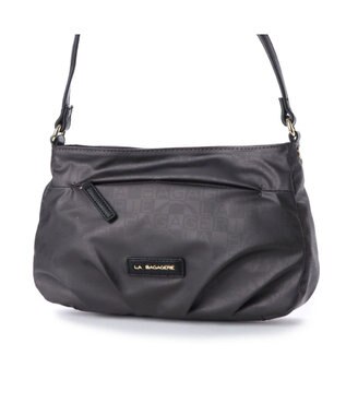 LA BAGAGERIE MONOGRAMME ポシェット ガンメタリック