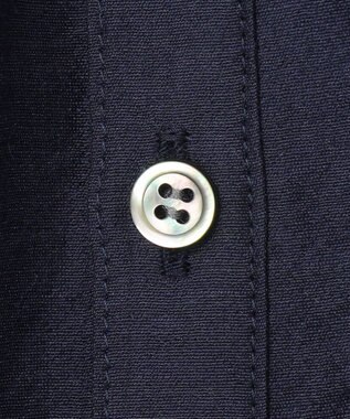 #Newans 【金子綾さんインスタライブご紹介アイテム】（前後着用可能）ピンタックシアーブラウス ネイビー