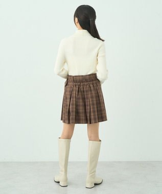 earth music&ecology やわらかタッチタートルネックニットプルオーバー Ivory