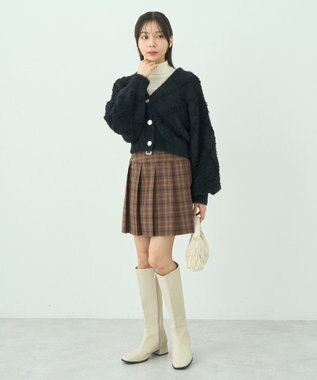 earth music&ecology やわらかタッチタートルネックニットプルオーバー Ivory