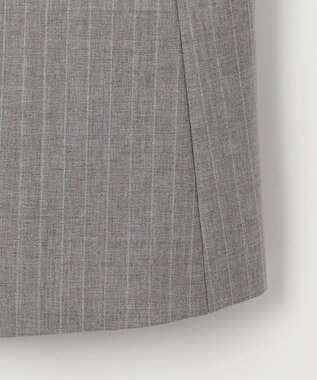 J.PRESS LADIES 【セットアップ対応】BAHARIYE2 ノーカラー ジャケット ライトグレー系1