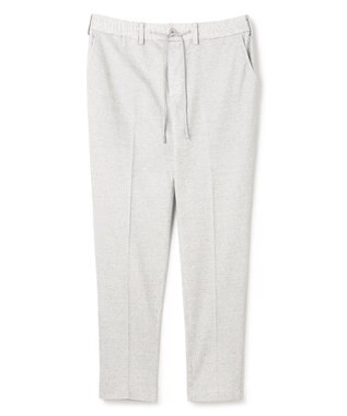 JOSEPH HOMME 新素材【通気性/ストレッチ】グリットタックジャージー / ドロスト付きテーパードパンツ PEGG CONVERTIBLE ライトグレー系