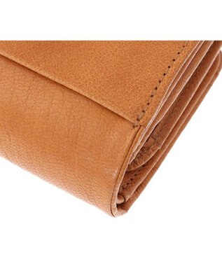 genten ゴートベーシック 二つ折り財布 キャメル