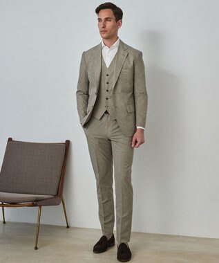 GOTAIRIKU 3ピース対応【圧倒的清涼感】クールドッツ セットアップベスト_クラシックプリント(26年モデル) ベージュ系8