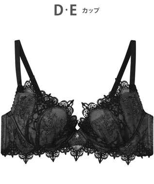 AMPHI ブラジャー 谷間メイク カップ上辺が浮きにくい Gカップまで対応 大きいサイズ 【Glama-Rich グラマリッチ ボリュームUPタイプ】 ブラ BYJ306 アンフィ／ワコール