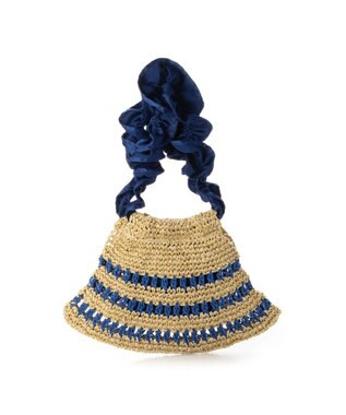 UNBILLION kakatoo トライアングルペーパークロッシェバッグ ブルー