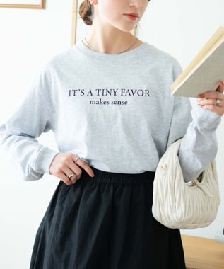 WEGO 【WEB限定】クルーネックプリントロンT 柄8